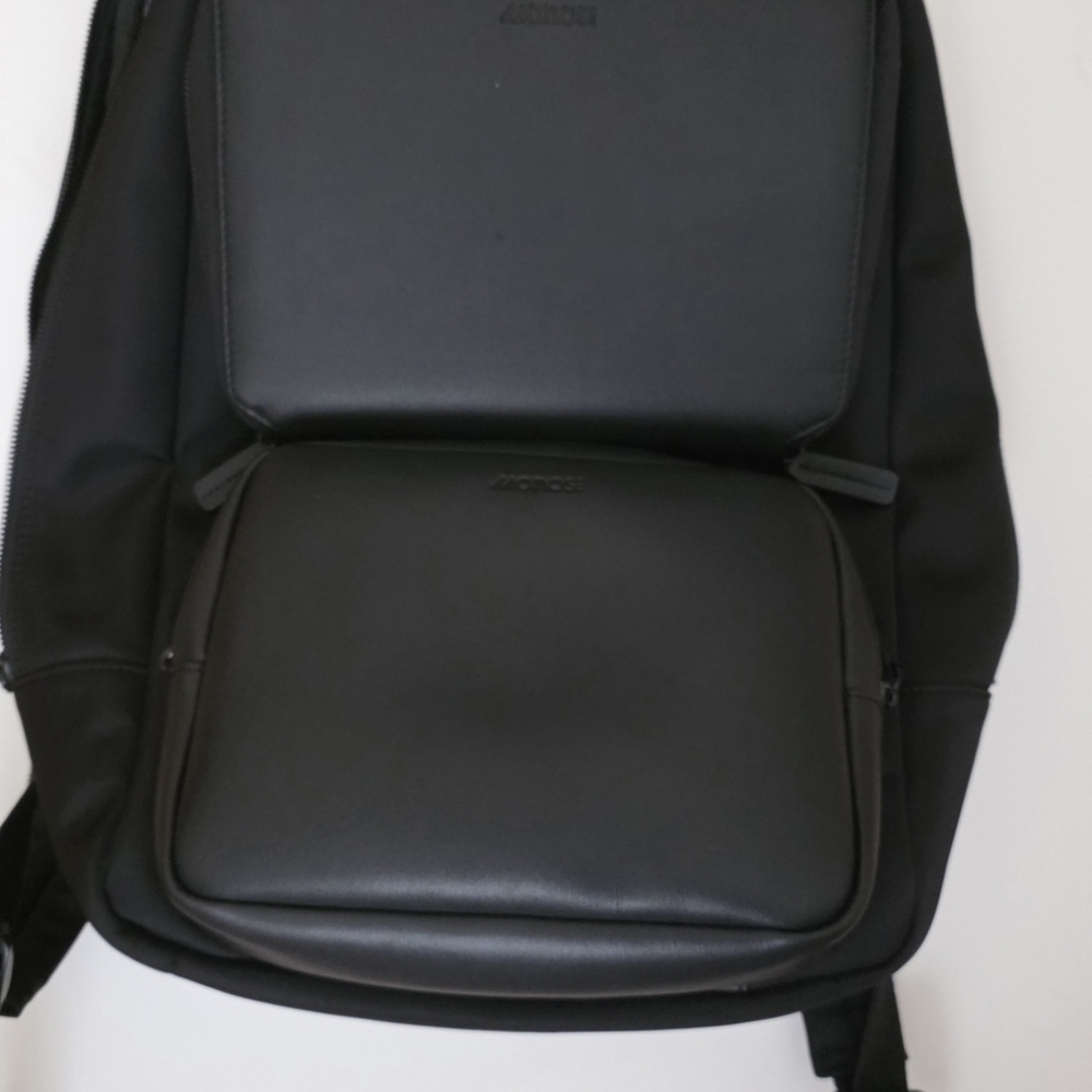 Monos Metro Backpack With Classic Kit And Metro Folio Kit In Black Nylon - Picture 16 of 16